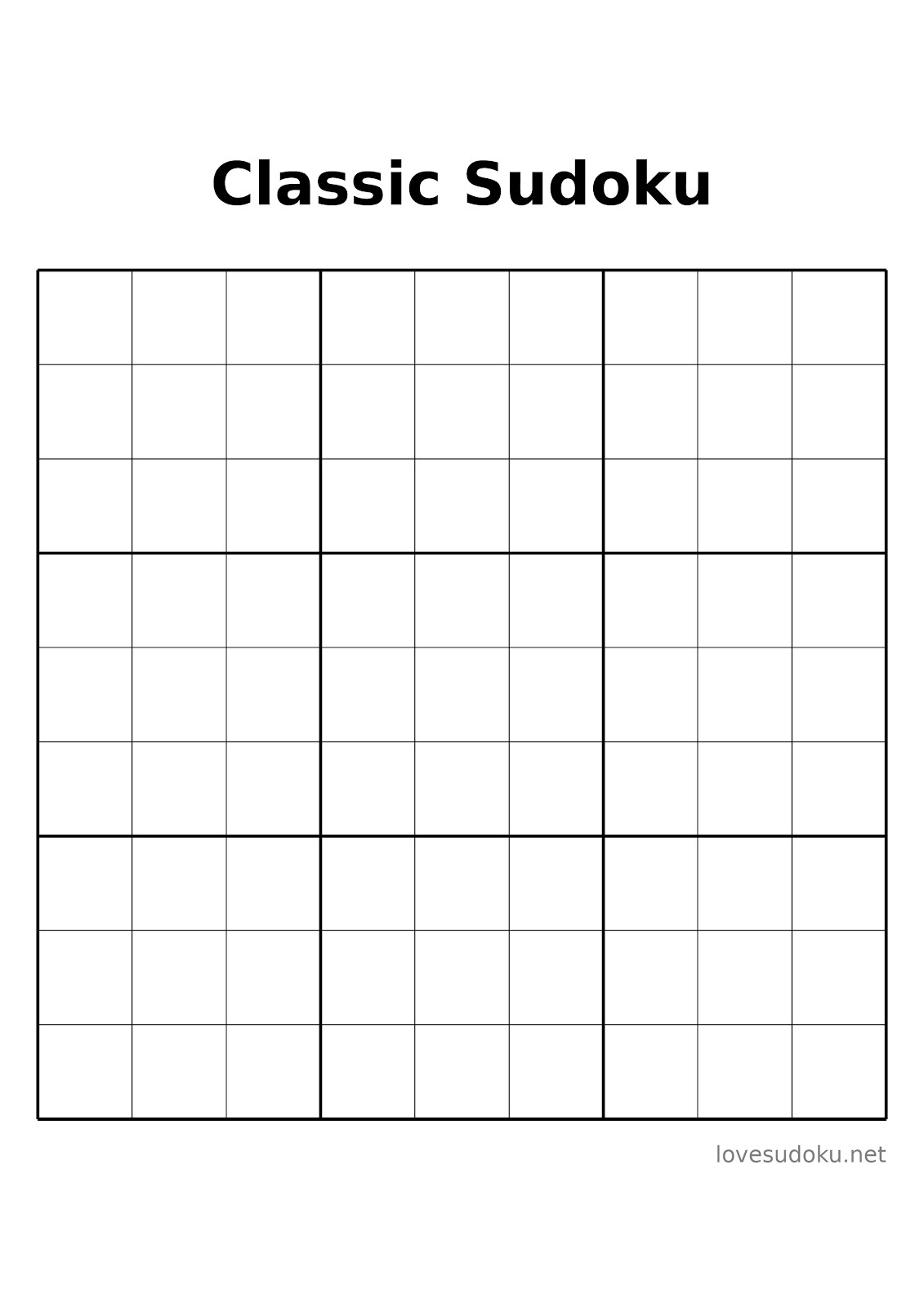 sudoku medium printables